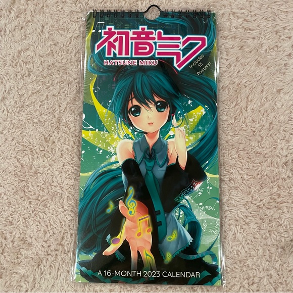 Hot Topic | Office | Hatsune Miku 6month 223 Calendar | Poshmark
